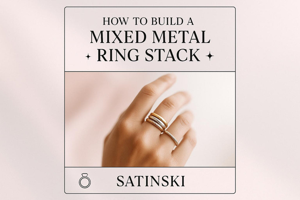 How to Build a Mixed Metal Ring Stack – Satinski