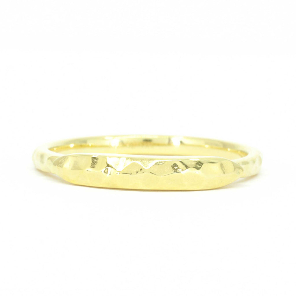 Allring Wave – Textured Resizable Band for Women | Organic Hammered Finish