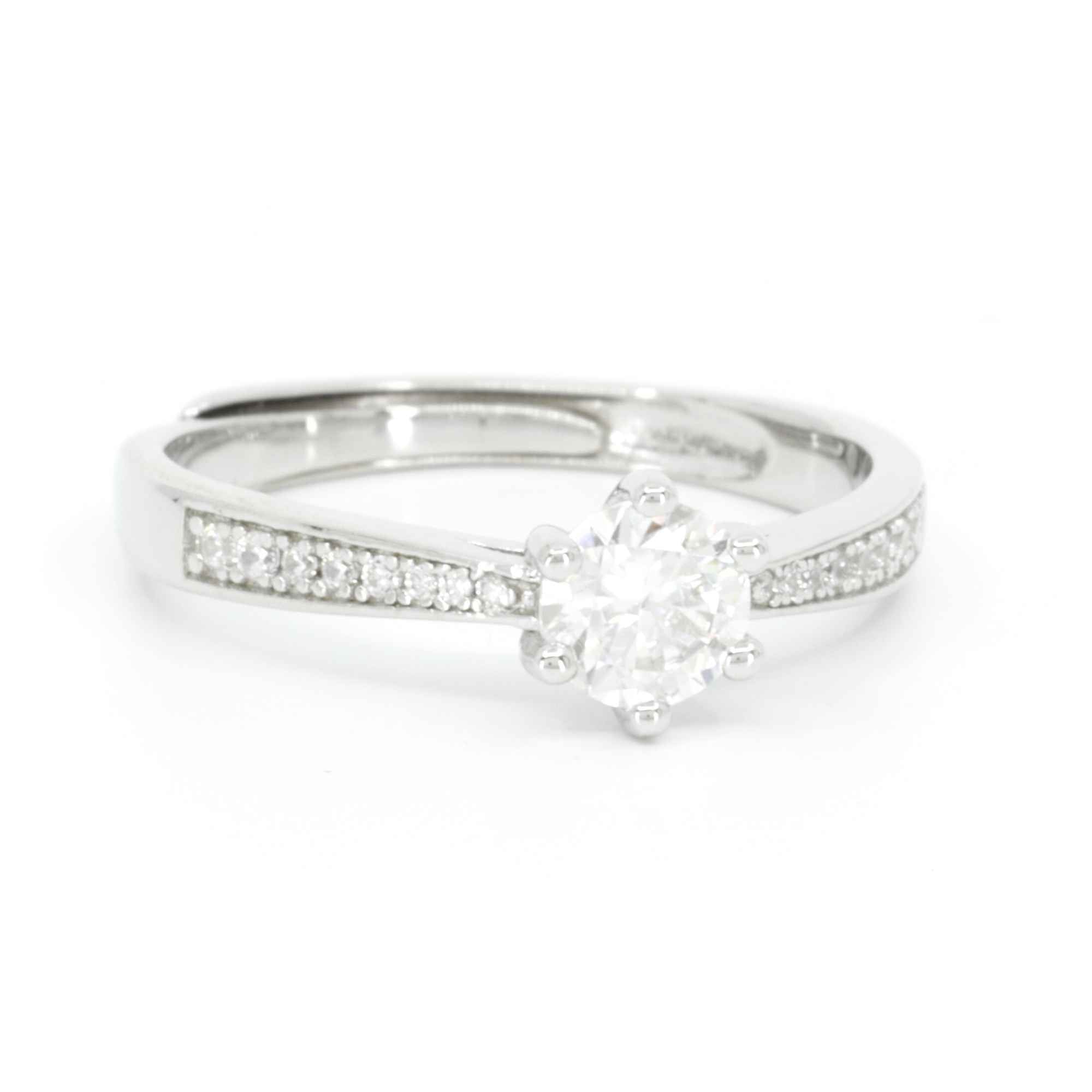 925 Sterling Silver Moissanite Geometric Dainty Men Band Ring - 1001458296