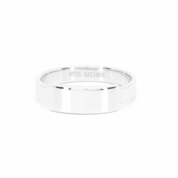 Men's Adjustable Ring - Silver Resizable Wedding Band