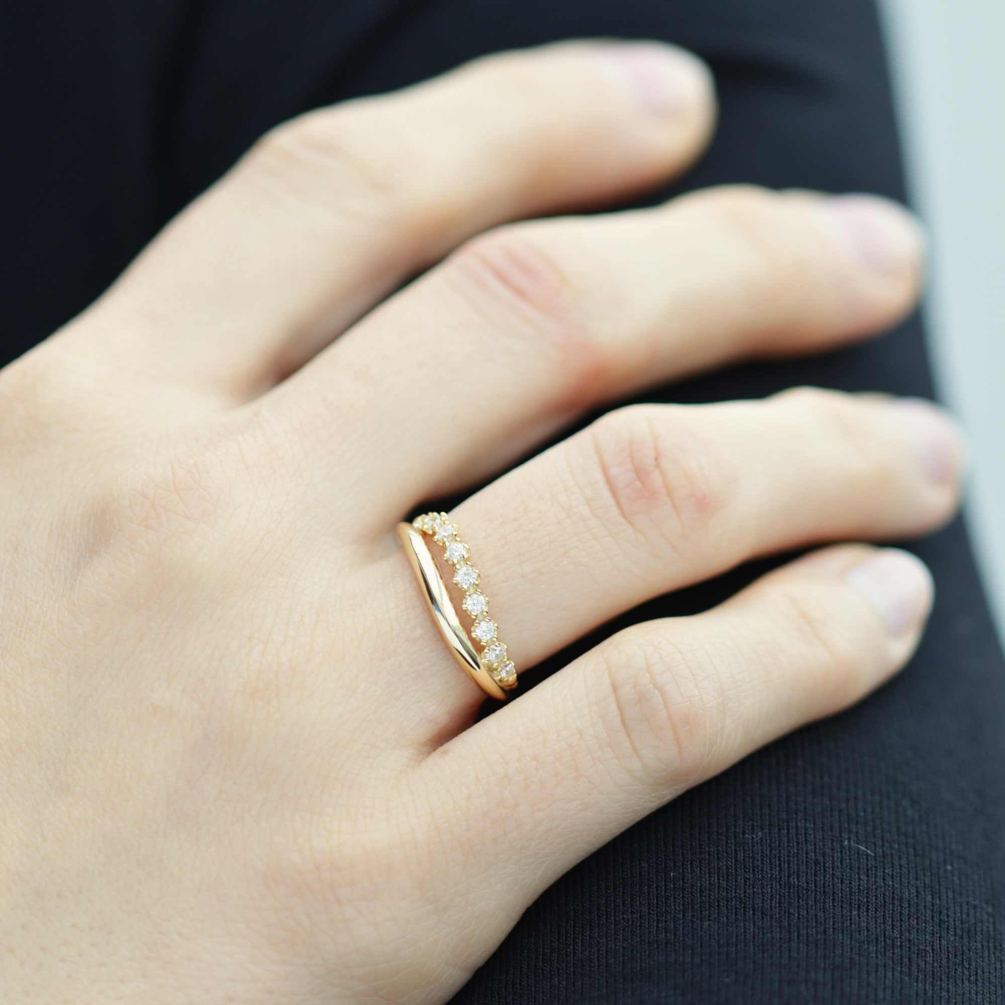 Expandable Gold Wedding Rings