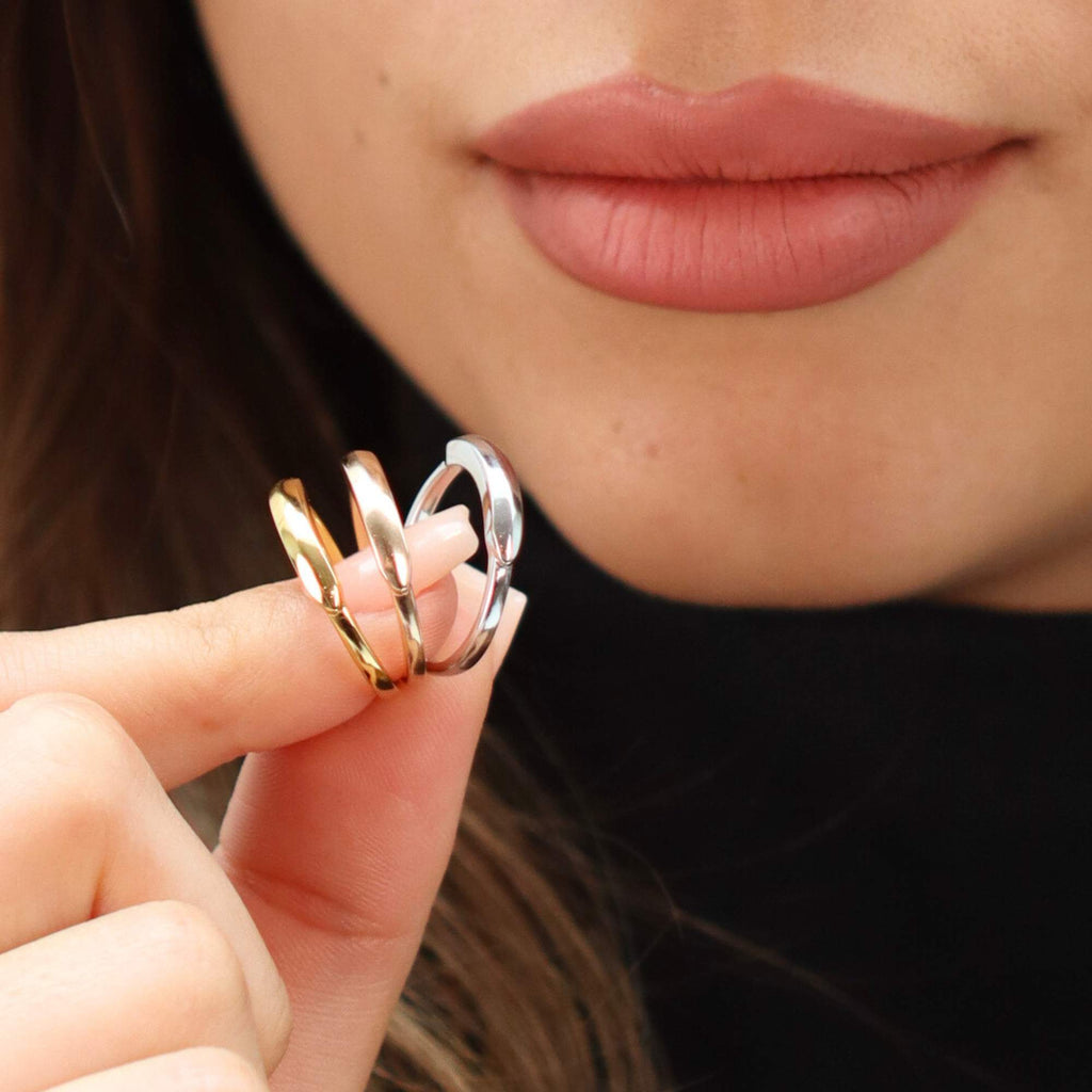 Allring Edge gold rings all colors, adjustable stacking ring