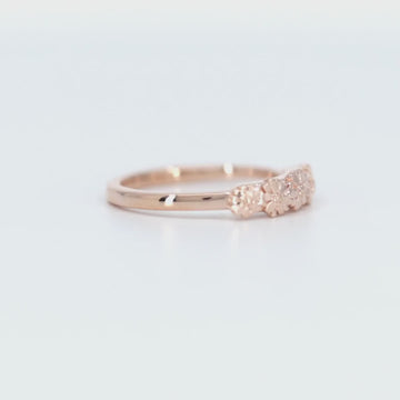 Allring - Resizable Blossom Flower Stacking Ring for Women by Satinski