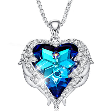 Satinski 18K rose gold-plated Swarovski crystal heart pendant necklace