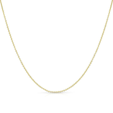 Satinski 18K gold simple classic chain necklace