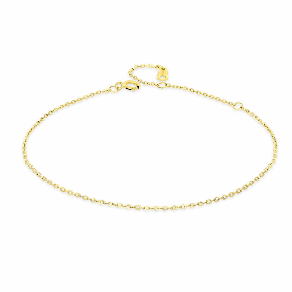 Satinski 14K gold cable link chain bracelet