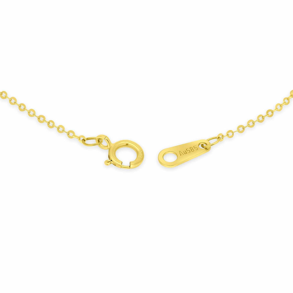 Satinski 14K gold cable link chain bracelet