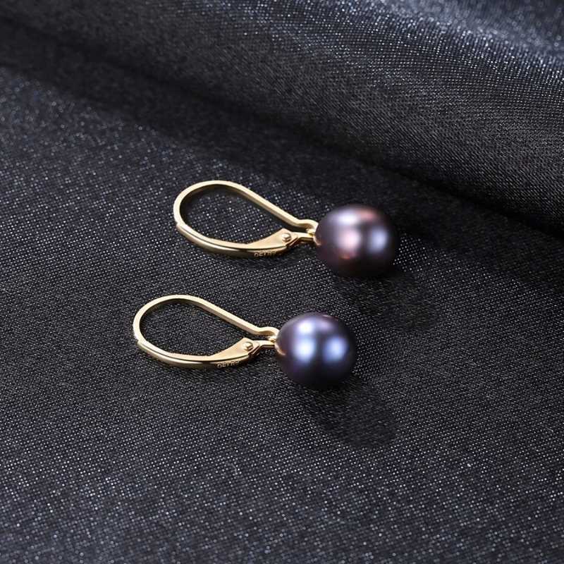 Satinski 18K gold pearl hook drop earrings