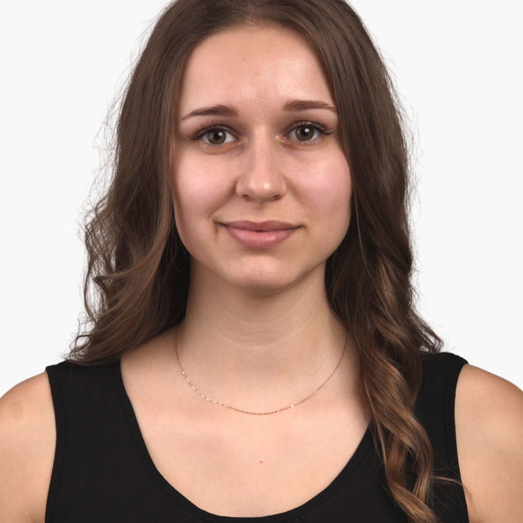 Satinski 18K gold simple classic chain necklace