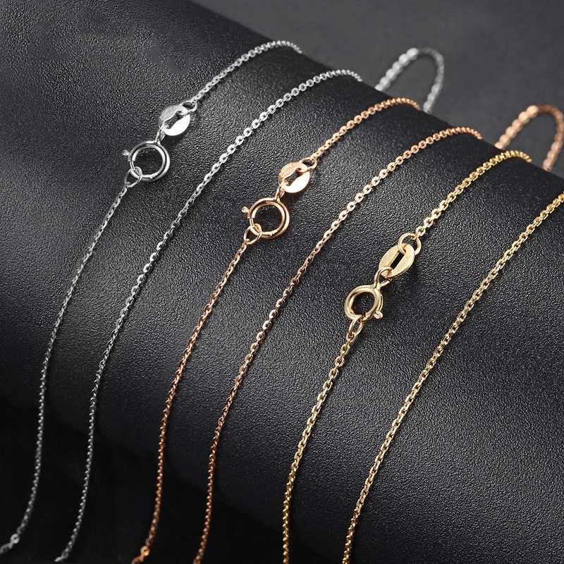 Satinski 18K gold simple classic chain necklace