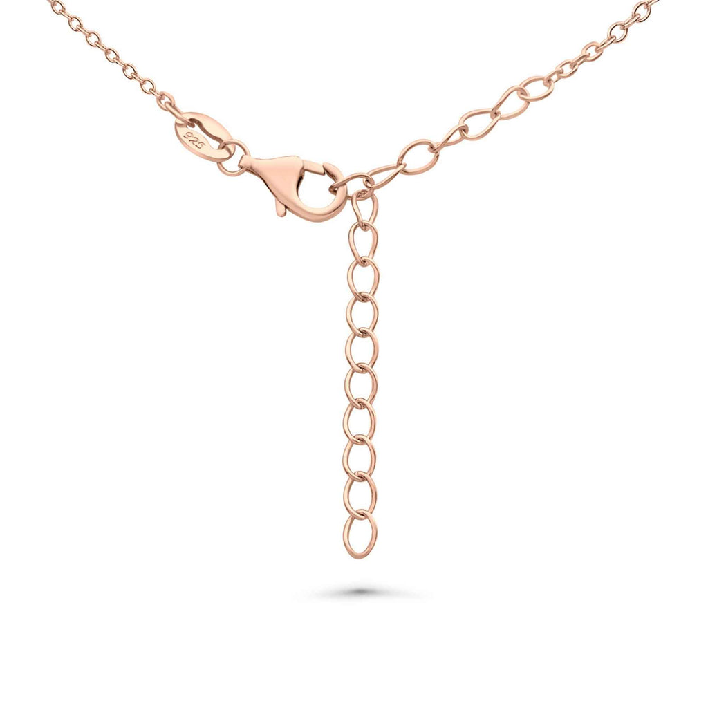 Satinski Infinity & Heart pendant silver necklace