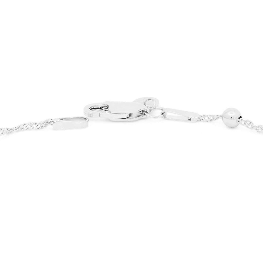Satinski sterling silver bead singapore chain bracelet