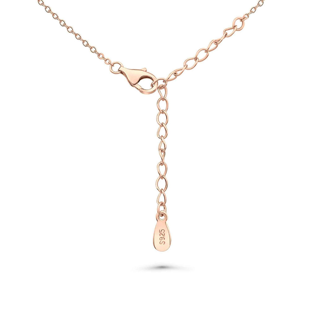 Satinski silver heart crown love necklace with Swarovski crystals