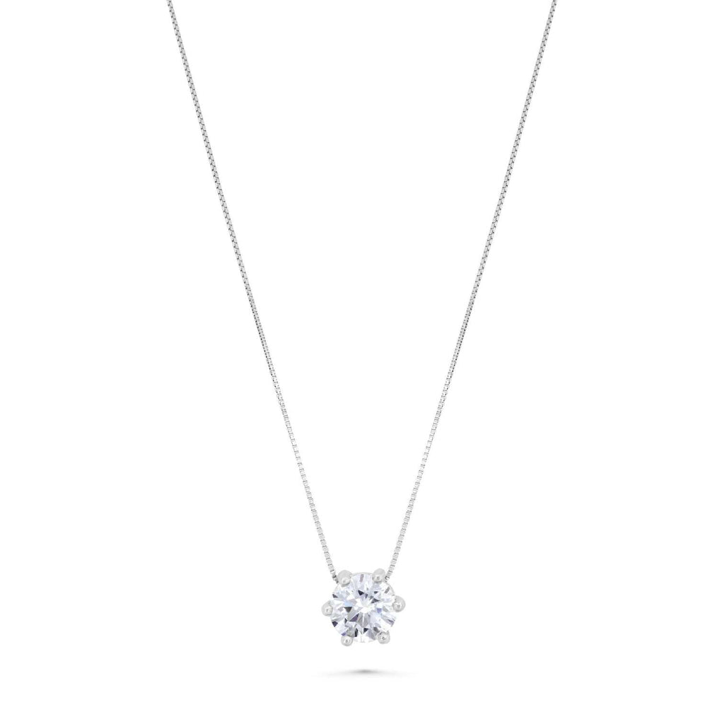 Satinski sparkling silver crystal earrings necklace set